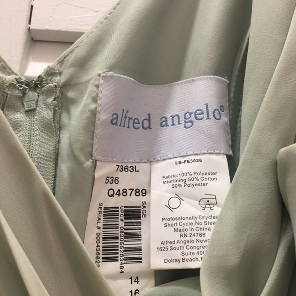 Alfred Angelo Bridesmaid dress- Sage - Picture 3 of 3